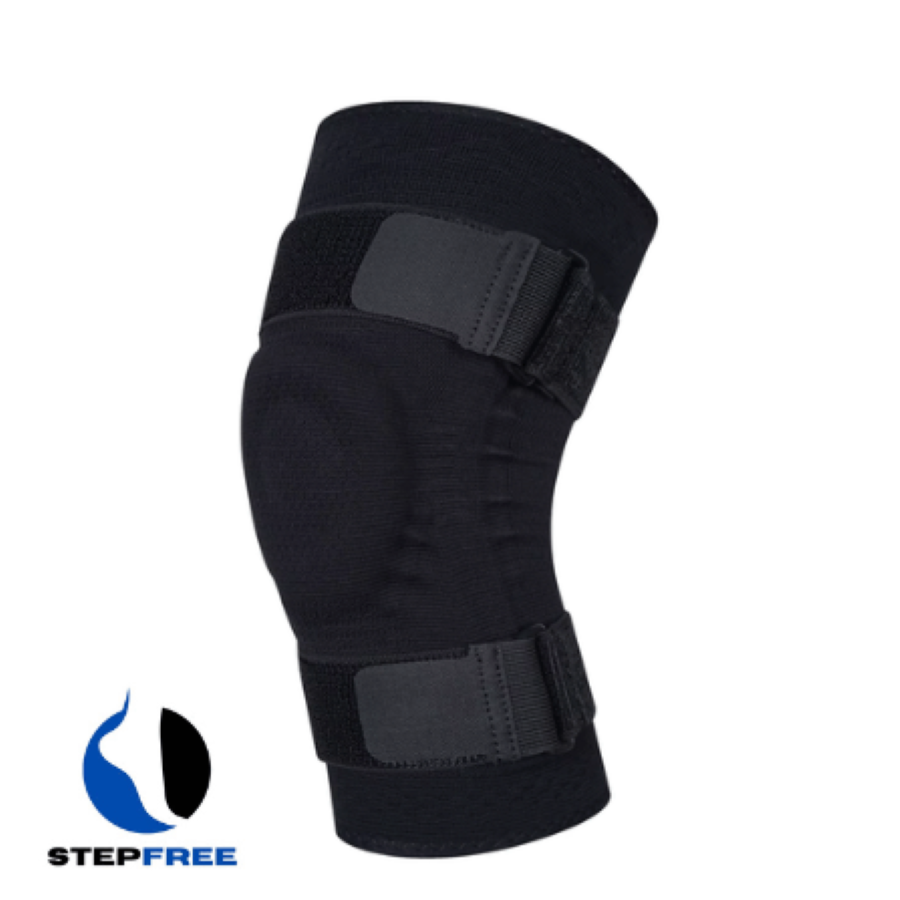 OrtoKomfort kompressziós térdrögzítő 1+1 db ajándék (fekete)