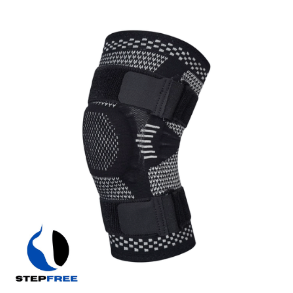 OrtoKomfort kompressziós térdrögzítő 1+1 db ajándék (szürke)