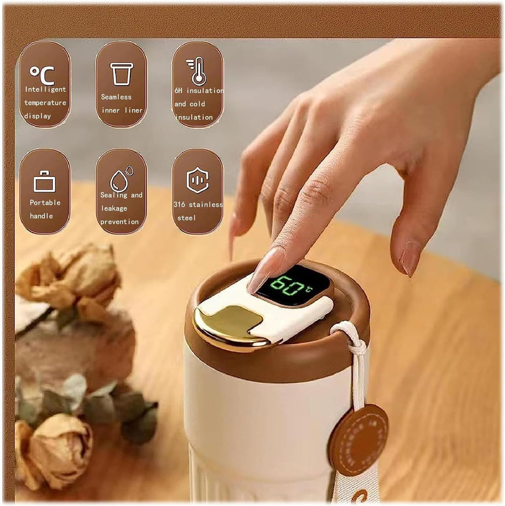 Okos termosz hőmérséklet kijelzővel