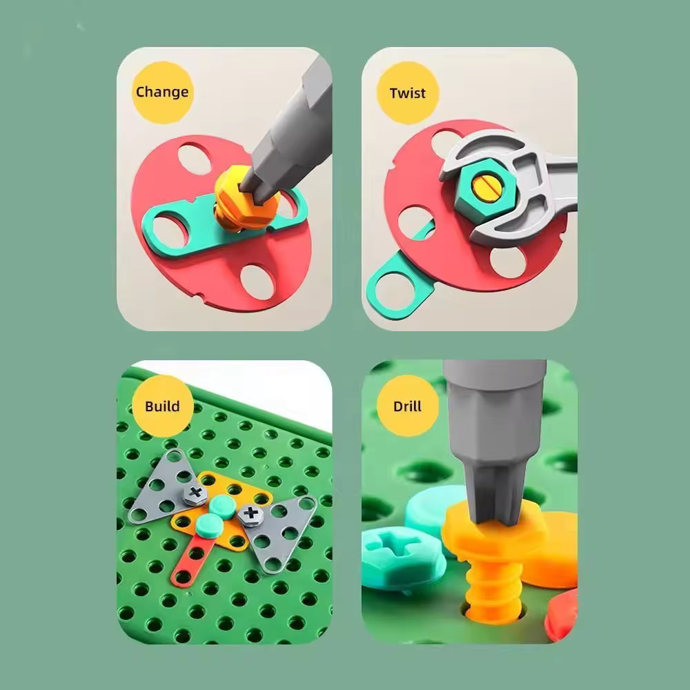 Akkus csavarozós építő játék