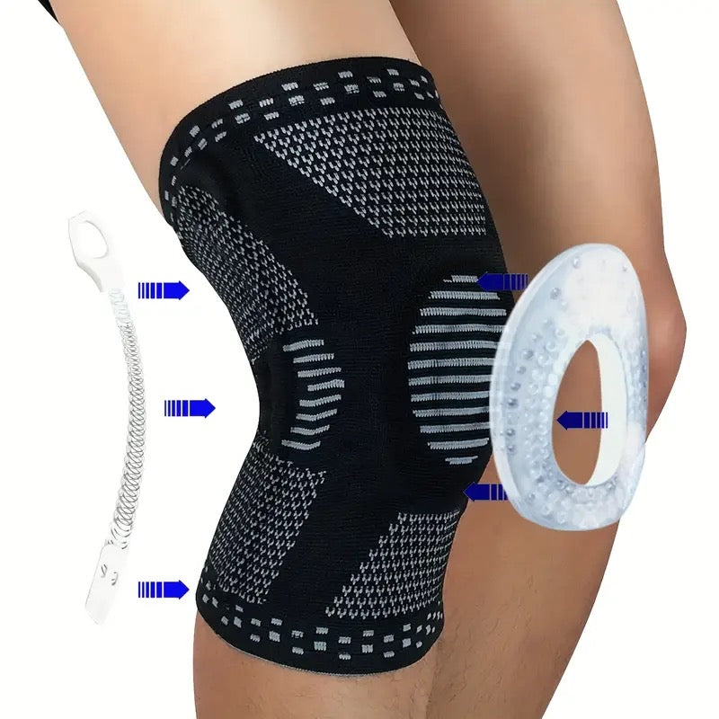 OrtoKomfort kompressziós térdrögzítő 1+1 db ajándék (szürke)