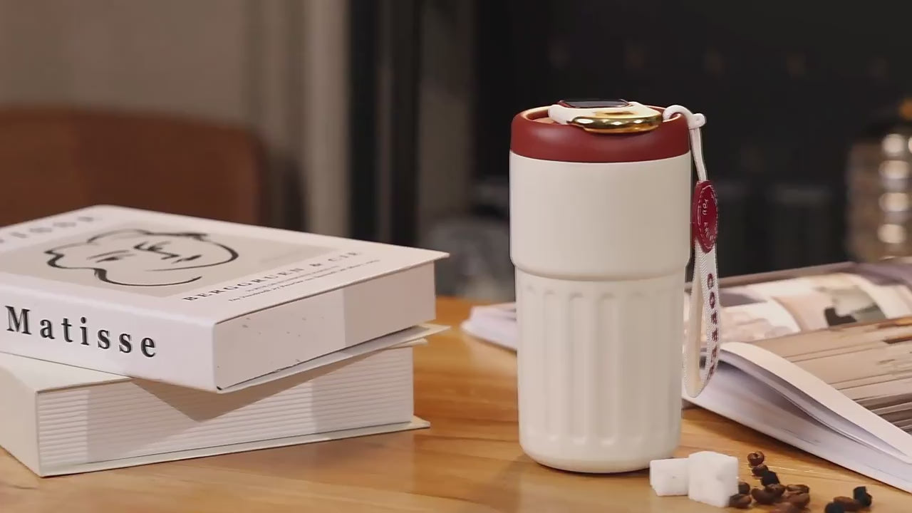 Okos termosz hőmérséklet kijelzővel